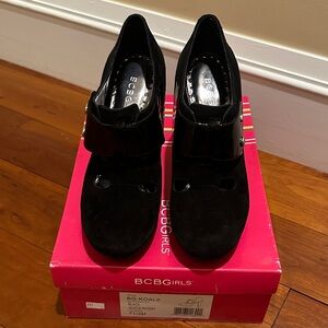 BCBGirls Black Suede Heels